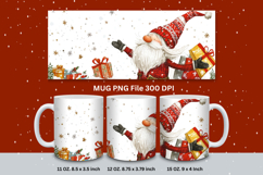 Christmas Mug Snowflakes Winter Mug Snowman Sublimation_131 Product Image 1