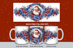 Christmas Mug Snowflakes Winter Mug Snowman Sublimation_135 Product Image 1
