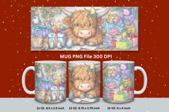 Christmas Mug Snowflakes Winter Mug Snowman Sublimation_137 Product Image 1