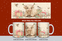 Christmas Mug Snowflakes Winter Mug Snowman Sublimation_144 Product Image 1