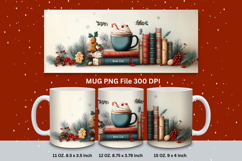 Christmas Mug Snowflakes Winter Mug Snowman Sublimation_153 Product Image 1