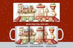 Christmas Mug Snowflakes Winter Mug Snowman Sublimation_169 Product Image 1