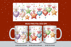Christmas Mug Snowflakes Winter Mug Snowman Sublimation_191 Product Image 1