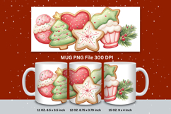 Christmas Mug Snowflakes Winter Mug Snowman Sublimation_193 Product Image 1