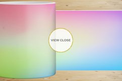 12 Mug Wrap Sublimation Design gradient bright color Product Image 2