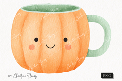 Cute Halloween Mug Clipart | Halloween PNG Product Image 1