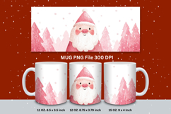 Christmas Mug Snowflakes Winter Mug Snowman Sublimation_202 Product Image 1