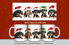 Christmas Mug Snowflakes Winter Mug Snowman Sublimation_206 Product Image 1