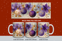 Christmas Mug Snowflakes Winter Mug Snowman Sublimation_213 Product Image 1