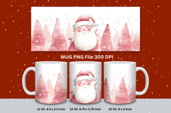 Christmas Mug Snowflakes Winter Mug Snowman Sublimation_223 Product Image 1
