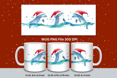Christmas Mug Snowflakes Winter Mug Snowman Sublimation_24 Product Image 1