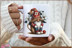 Christmas Gnome png, Christmas Gnome mug sublimation png Product Image 2