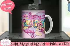 Happy Valentine's day Mug Wrap PNG for Sublimation Product Image 2