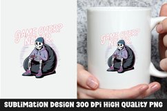 Skull mug sublimation design Product Image 1