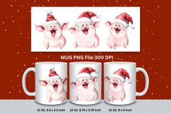 Christmas Mug Snowflakes Winter Mug Snowman Sublimation_4 Product Image 1