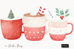 Cute Christmas Mug Clipart | Christmas PNG Product Image 1