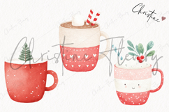 Cute Christmas Mug Clipart | Christmas PNG Product Image 3