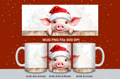 Christmas Mug Snowflakes Winter Mug Snowman Sublimation_5 Product Image 1