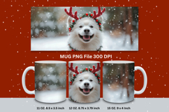 Christmas Mug Snowflakes Winter Mug Snowman Sublimation_50 Product Image 1