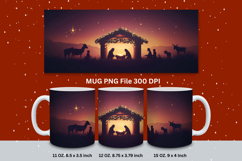 Christmas Mug Snowflakes Winter Mug Snowman Sublimation_54 Product Image 1