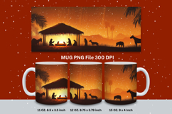 Christmas Mug Snowflakes Winter Mug Snowman Sublimation_59 Product Image 1