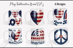 Patriotic Mug Wrap Bundle| Sublimation Mug 4th Of July Product Image 1