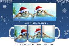 Christmas Mug Snowflakes Winter Mug Snowman Sublimation_6 Product Image 1