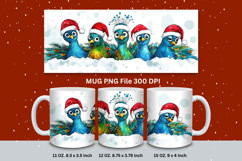 Christmas Mug Snowflakes Winter Mug Snowman Sublimation_62 Product Image 1