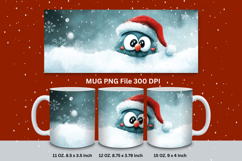 Christmas Mug Snowflakes Winter Mug Snowman Sublimation_64 Product Image 1