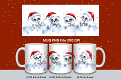 Christmas Mug Snowflakes Winter Mug Snowman Sublimation_69 Product Image 1