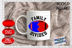 Family Divided Football - SVG - PNG - Sublimation Product Image 4
