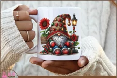 Christmas Gnome png, Christmas Jingle Bells Gnome design png Product Image 5