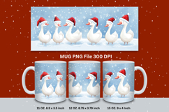 Christmas Mug Snowflakes Winter Mug Snowman Sublimation_81 Product Image 1
