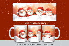 Christmas Mug Snowflakes Winter Mug Snowman Sublimation_88 Product Image 1