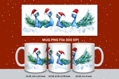 Christmas Mug Snowflakes Winter Mug Snowman Sublimation_89 Product Image 1