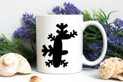 Winter Snowflake Alphabet Svg | Winter Monogram Svg Product Image 7
