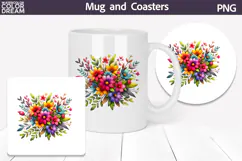 Wildflowers Clipart | Wildflowers Sublimation Product Image 3