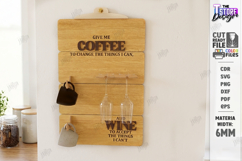 Mug and Glass Holders Laser Cut Bundle | Wall Decor SVG |CNC Product Image 6