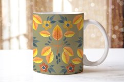 Mug autumn leaves sublimation