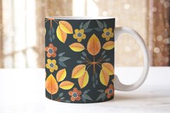 Mug autumn leaves sublimation