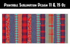 Mug Sublimation design 11&15 Oz. Brushstroke PNG Product Image 2