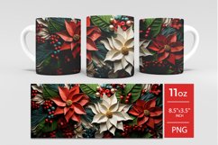 3d christmas sublimation mug, christmas mug wrap Product Image 2