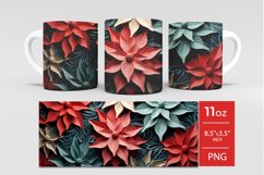 3d christmas sublimation mug, christmas mug wrap Product Image 3