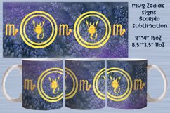 Mug Circle zodiac signs scorpio sublimation