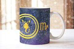 Mug Circle zodiac signs scorpio sublimation