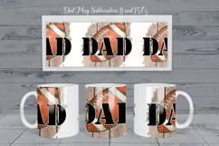 Mug Dad Sublimation 11 and 15 Oz. Father's Day Mug Wrap. Product Image 1