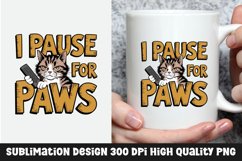 Cat sarcastic mug sublimation design Product Image 1