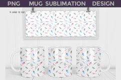 Spring Floral Mug Bundle | Pastel Flowers Mug Sublimation Product Image 3