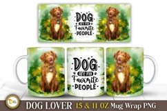 Coffee Mug 15-11 Oz -Dog Are My Favorite People | Mug Wrap Product Image 1