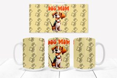 Funny cute dog sublimation design wrap | Mug animal